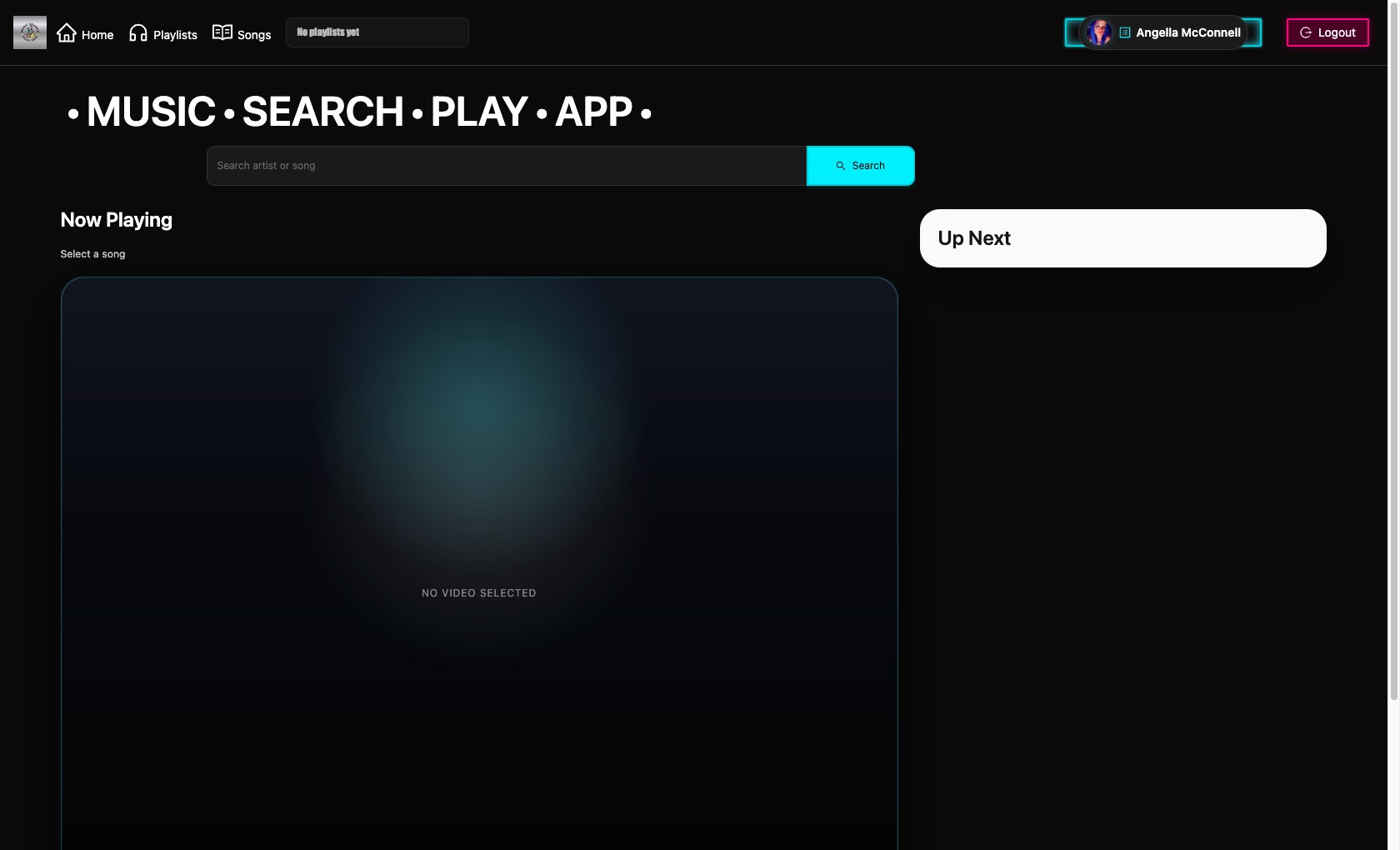 Music Search Play App